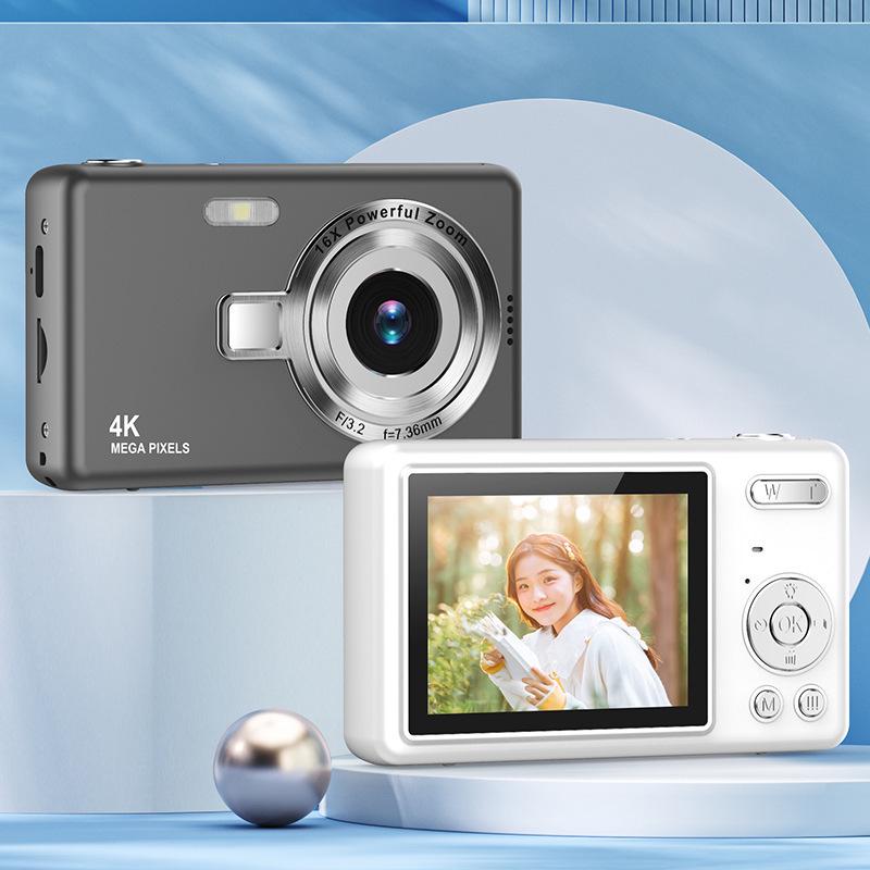 Q12 4K HD Digitalkamera: Einsteiger Mini-Kartenkamera für die Heimfotografie