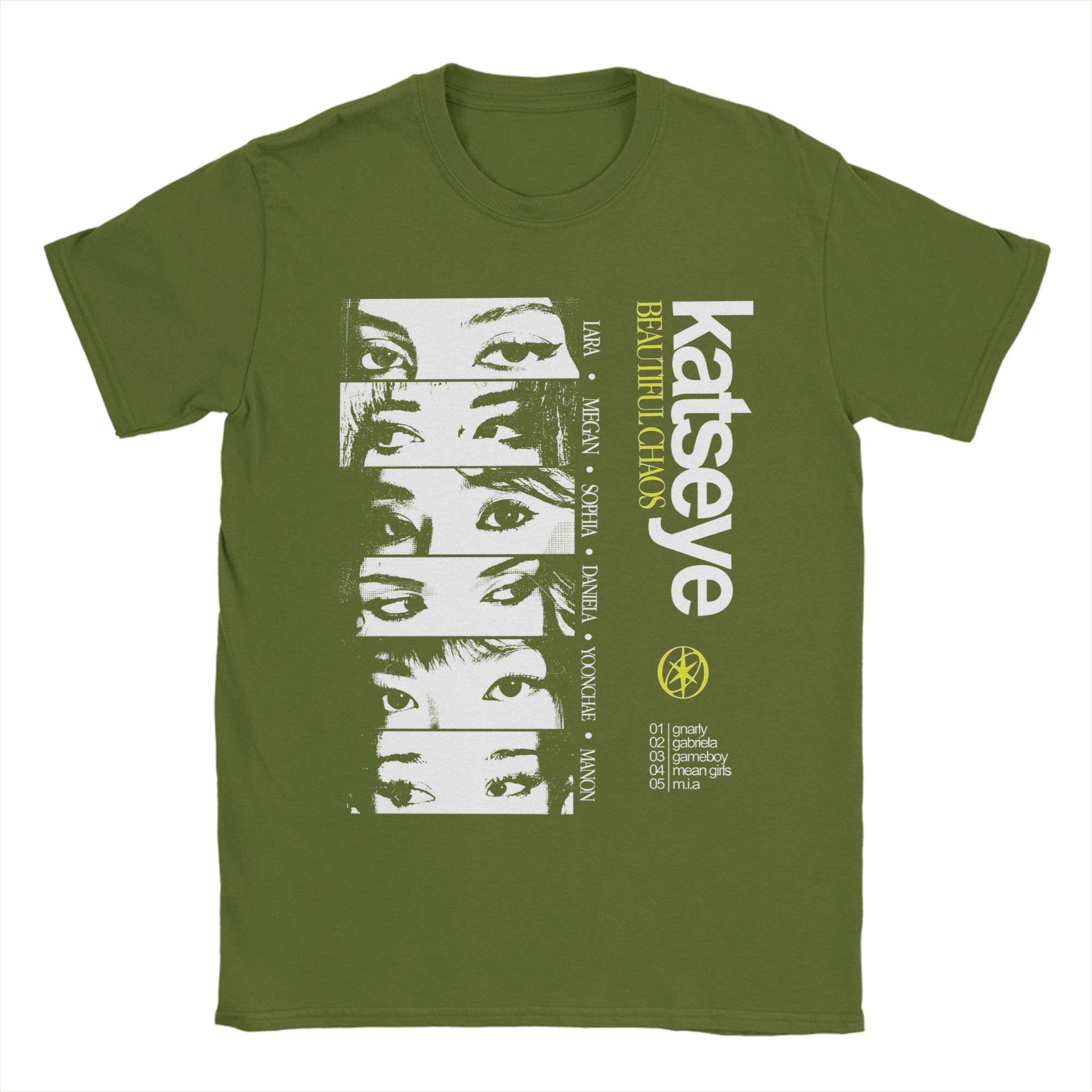 

Funny KATSEYE Gnarly Kpop T-Shirt Men O Neck 100% Cotton T Shirt Short Sleeve Tee Shirt Birthday Present Clothing 4XL