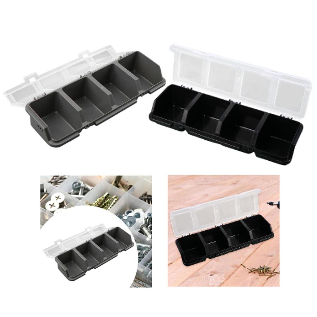 Container Case for Screw Organization, Hardware Storage Box with Lid for Home