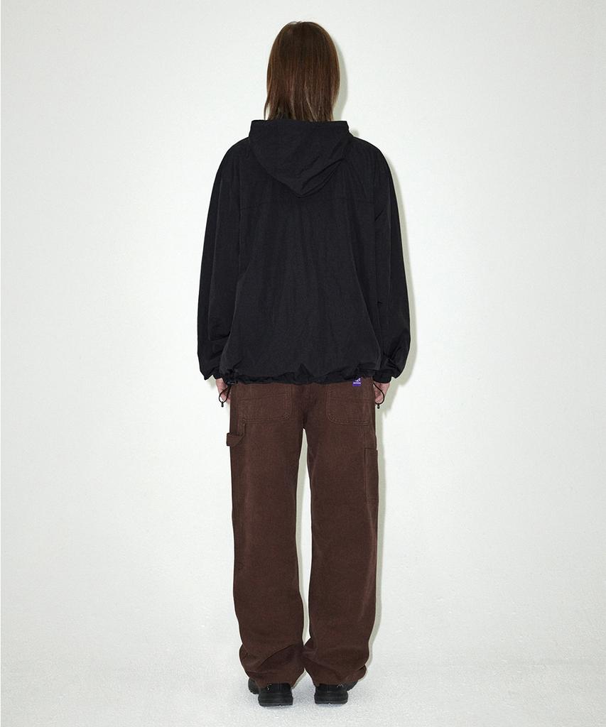 Mahagrid Basic Logo Nylon Windbreaker Black(Mg2Efmsc00A)