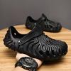 Dicksohlige Fingerabdruck-Hausschuhe Herren Sommer Sporttasche Kopf Strand-Sandalen Herren rutschfeste weichsohlige Lochschuhe
