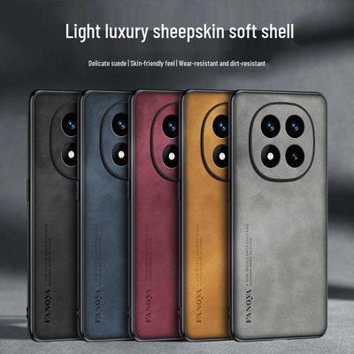 Custodia per telefono Redmi Note 14 Pro in pelle di agnello anti-caduta