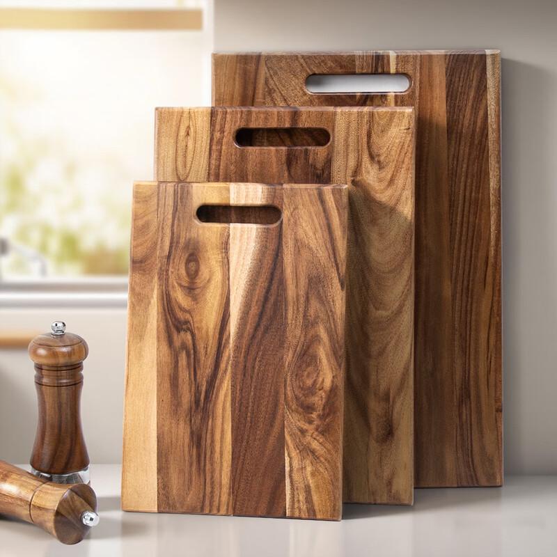 Large Acacia Wood Cutting Board Set