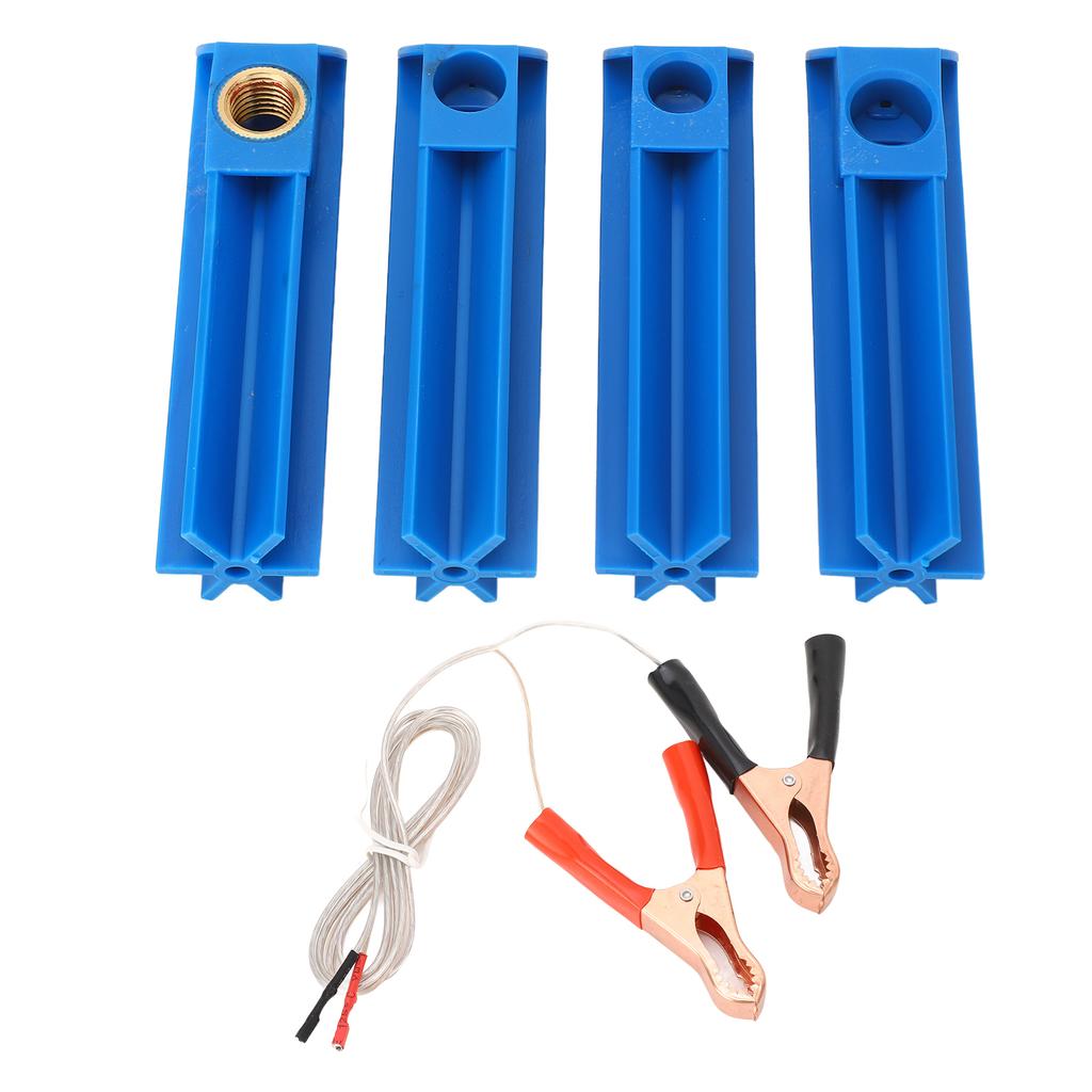 Fuel Injector Nozzle Cleaning Set DC12V To 24V Reliable Injector Flush Cleaner Adapter for Car