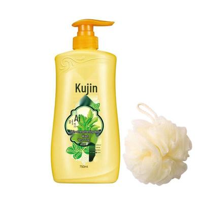 Liushen Mugwort Moisturizing Shower Gel (750ml with Bath Ball)