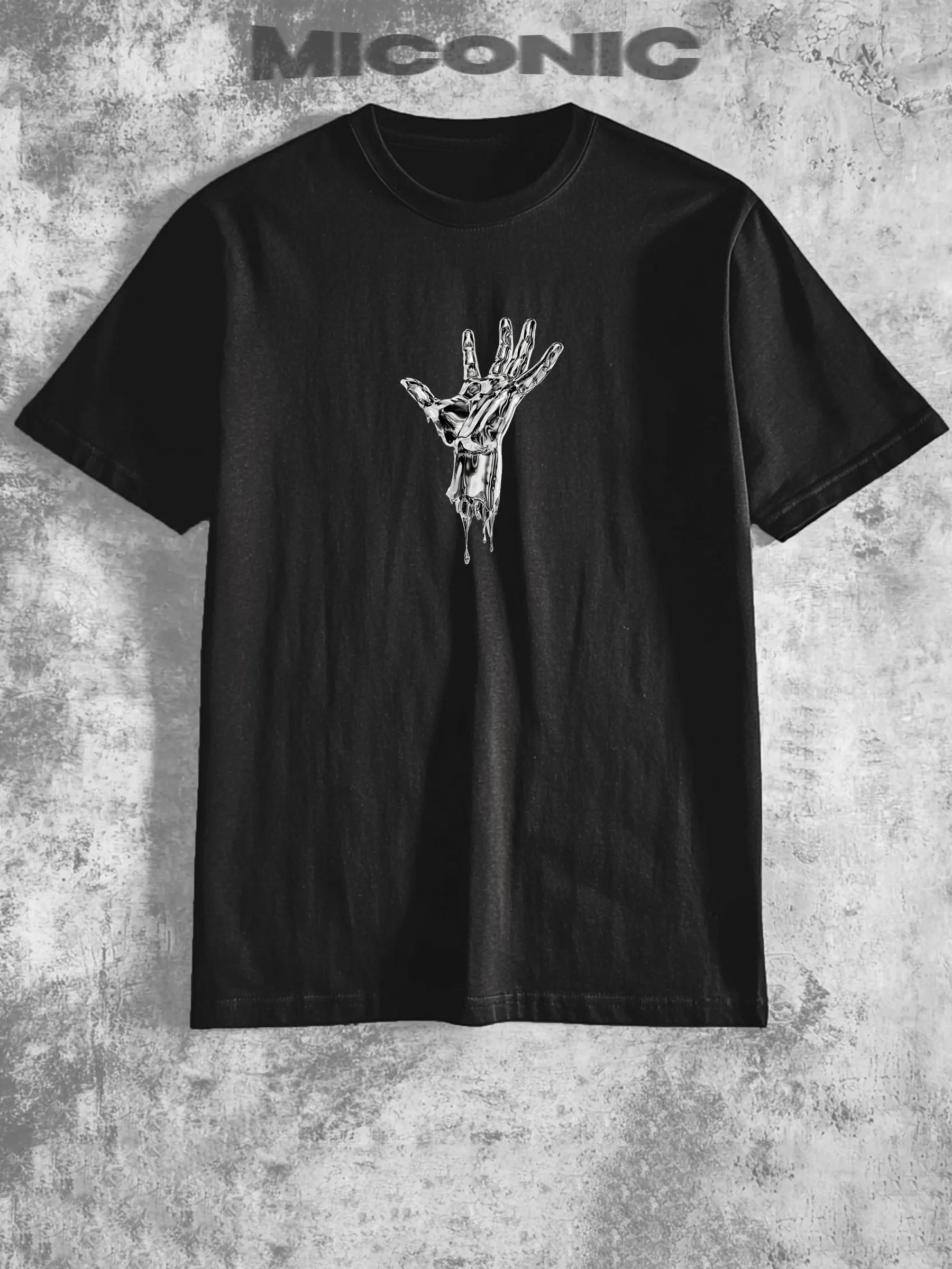 Футболка с принтом в стиле гранж Y2K 3XL