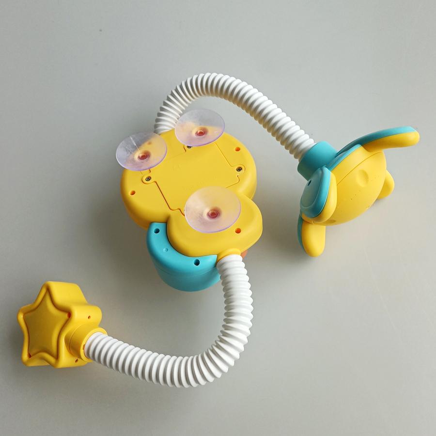 Baby Shower Toy with Water Spray, Duckling Flower Model, Rotating Faucet, Electric Shower, Water Spray, Swimming, Baby Shower To