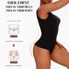 European & American Style Shaping Thong Bodysuit: Wide Strap, Tummy Control, Open Crotch, Butt Lifting, Strappy Bra, Bust Support