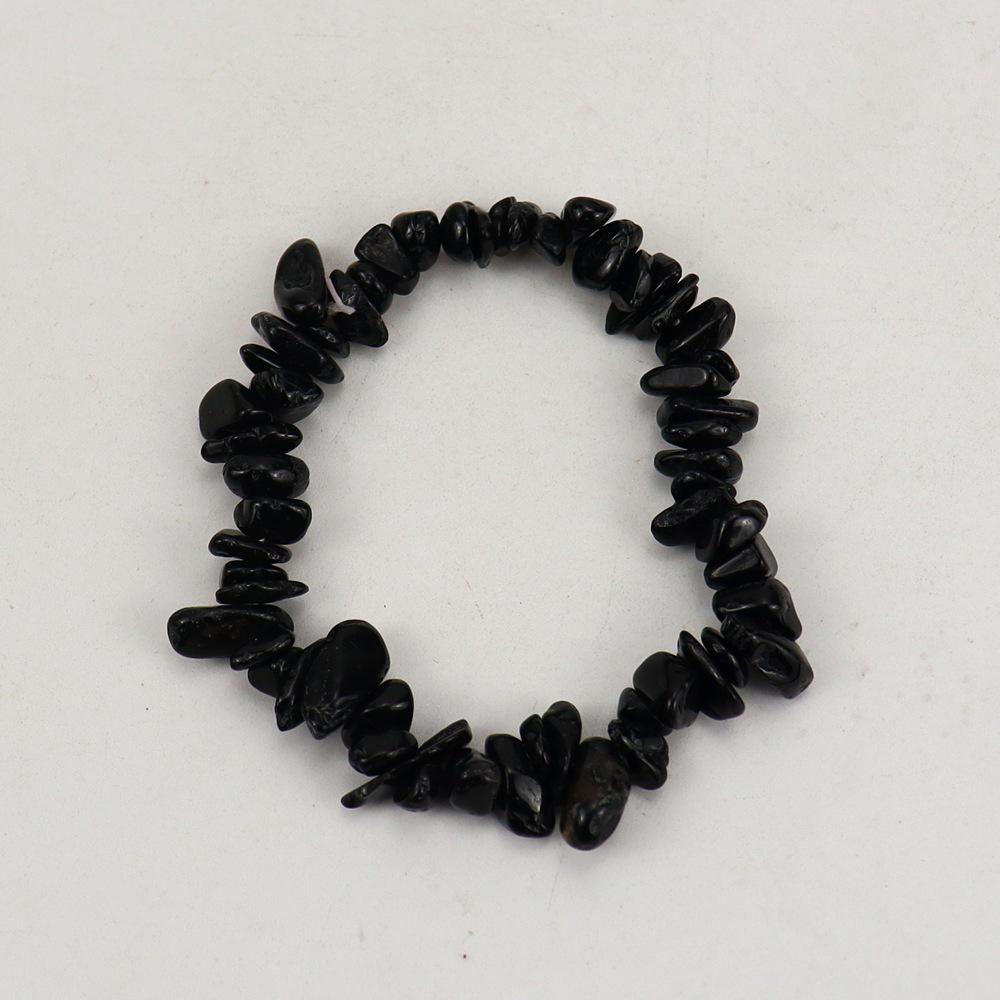 Handmade Beaded Natural Crystal Crushed Stone Bracelet B54