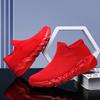 Fashion Red Sneakers Male Size 35-48 Breathable Knit Socks Shoes Woman Slip-On Platform Women's Sports Shoes Zapatillas De Mujer