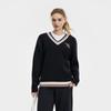 Fila Tennis Fashion Minimalist Classic Retro Sports College Style Casual Versatile Comfortable Knitted Loose Sweater Unisex sweater A11U613401FNV