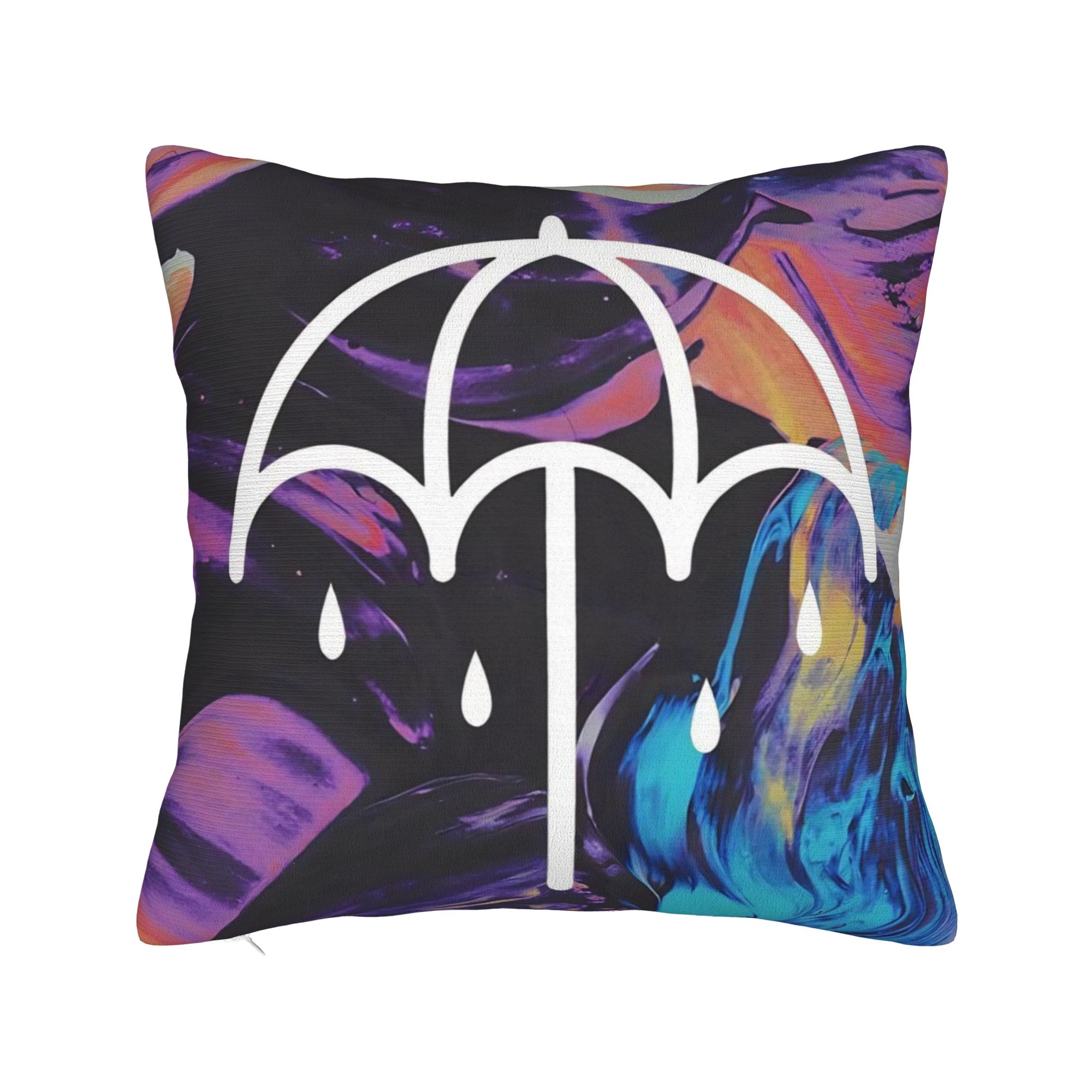 BMTH Bring Me The Horizon Pillowcases Funny Pillow Case For Living Room Chair Comfy Pillow Cover 12x12Inch