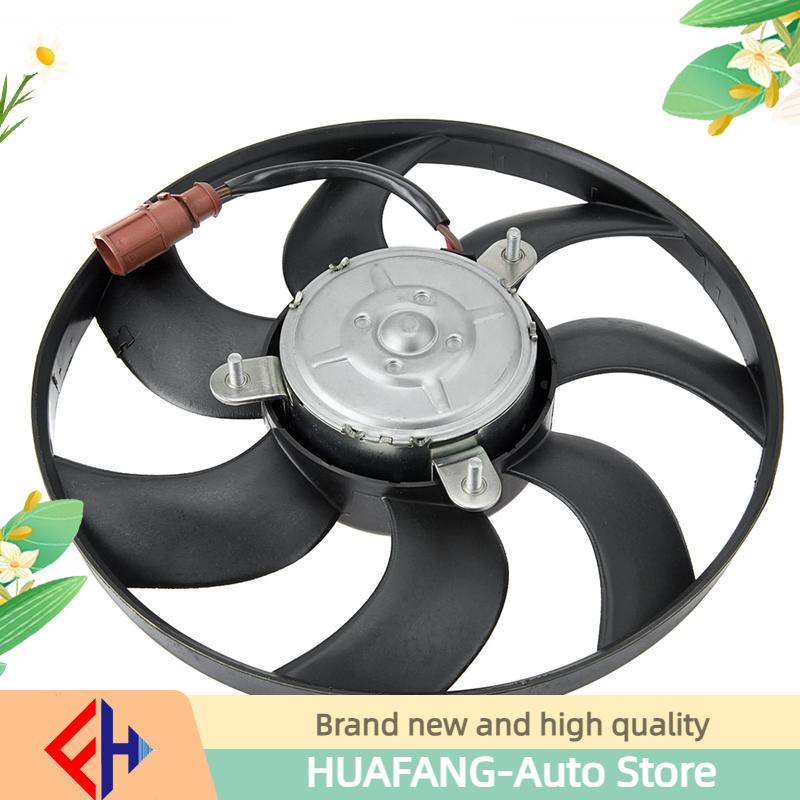 Original 1td959455a,1kd959455a Right Side Engine Cooling Fan Motor For   Jetta Golf Gti Passat Beetle High Quality