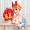 Superabsorbierende Korallenfleece Schnelltrocknende Haarhaube - Niedliches und stilvolles Duschtuch für Damen