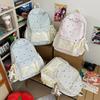 Schoolbag new ins niche plaid fashion Korean backpack junior high school bag women's high-value casual backpack