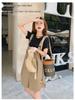 French Summer Women's Slim Korean Style Wide-Leg Casual Overall Shorts