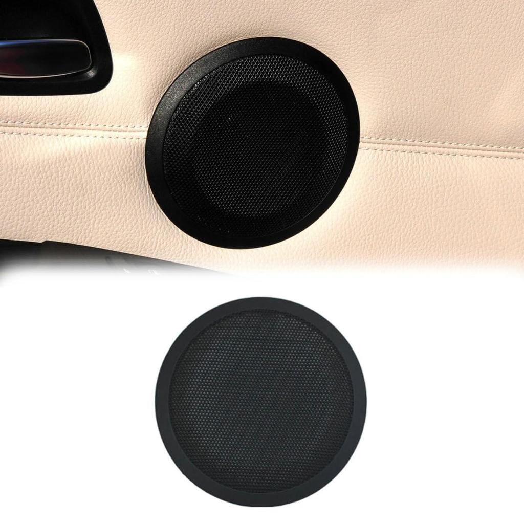 Car Door Panel Loud-Speaker Cover for BMW 3Series E90 320i 318i Front Door Speaker Cover 51417144563/7144563 (Black)