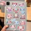 50PCS Cartoon Animal Fun Axolotl Graffiti Stickers DIY Manual Scrap Book Tablet Trendy Decoration Toy Stickers