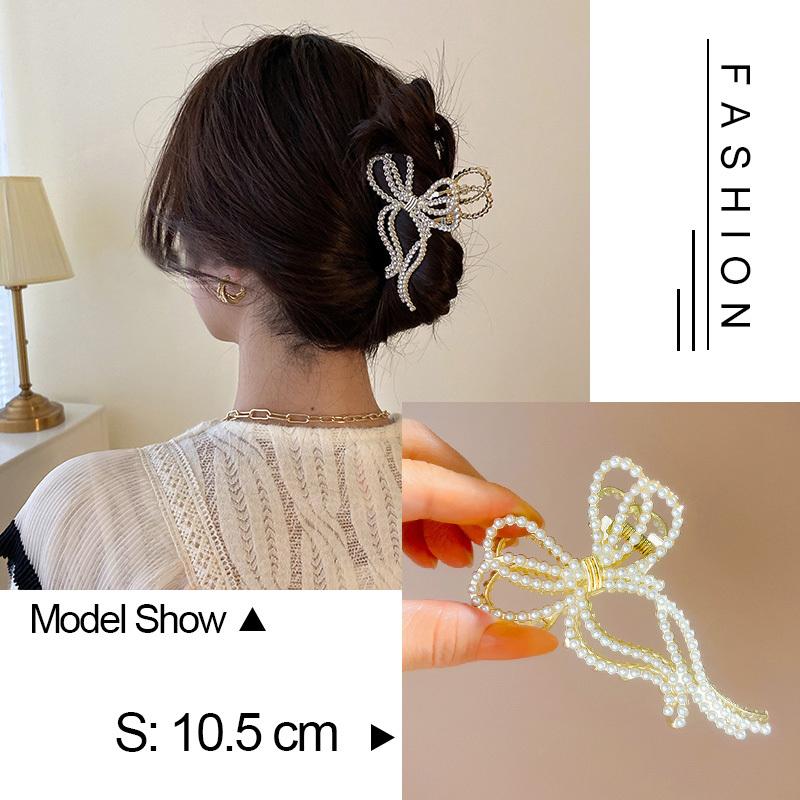 30 Stiluri Clip Mare Tip Gheară Pentru Păr Pentru Femei Accesorii de Păr Trend Metal Auriu Argintiu Punk Geometric Fluture Perle Clemă de Păr