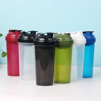 700ml Sport Fitness Tasse Mischen Tasse Milchshake Protein Pulver Tragbare Mischen Skala Wasserkocher Shaker Tasse
