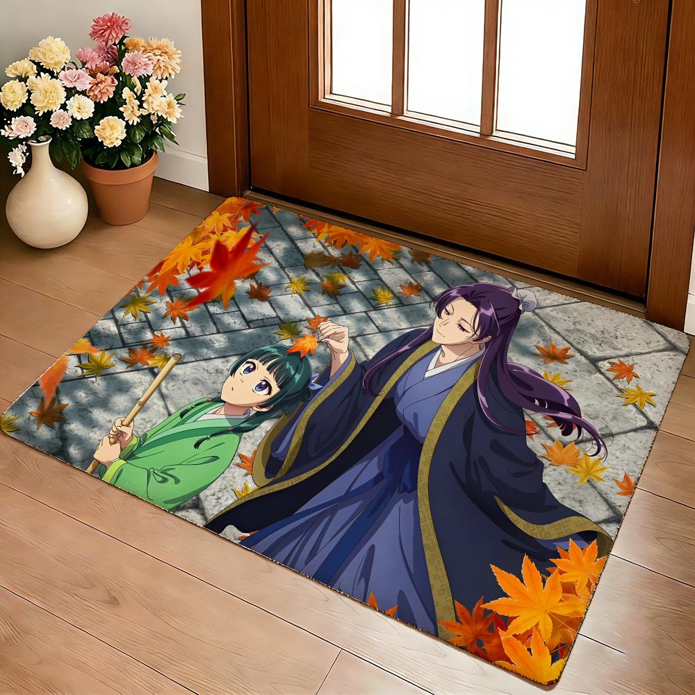 Anime The Apothecary Diaries Maomao Floor Mat Cozy Flannel Soft Thick Non-Slip Mat For Living Room Bedroom Kitchen Decor Rugs