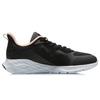 New LiNing Cushioning Reflective Abrasion Resistant Slip Resistant Low Top Running Shoes Women's Gray Black ARSR046-3