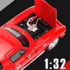 1/32 Corvette C2 Sting Ray Alloy Sports Car Model Diecasts Metal Classic Racing Car Vehicles Model Sound and Light Kids Toy Gift