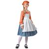 Kids Orange Maid Costume Dress Stage Performance Cosplay 17Y Below