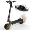 KuKirin G4 Yetişkin Elektrikli Scooter 2000W Motor 11 İnç Off-Road Lastik Her Araziye Uygun E-Scooter 60V20Ah Batarya Menzili 75 Km Katlanabilir E-Scooter