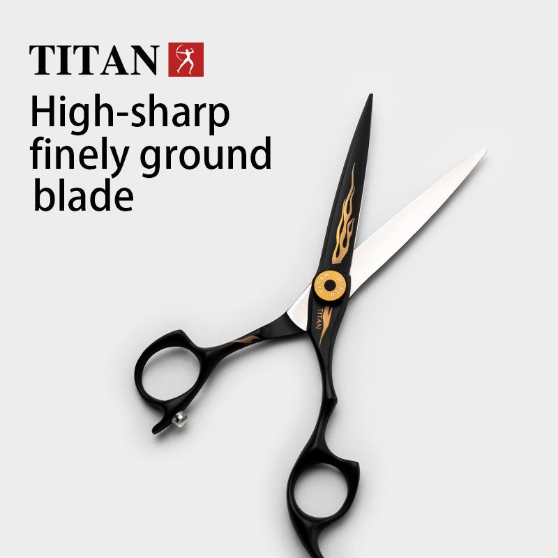 TITAN Haarschere professionelle Friseurschere Schneidschere Ausdünnschere neues Design VG10 Stahl Haarschnitt Salonwerkzeug
