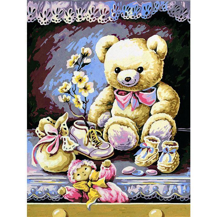 Antique Canvas First Steps 40x50cm