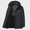 Men's Thickened Plush Cotton Winter Coat - Middle-aged & Elderly Casual Wear