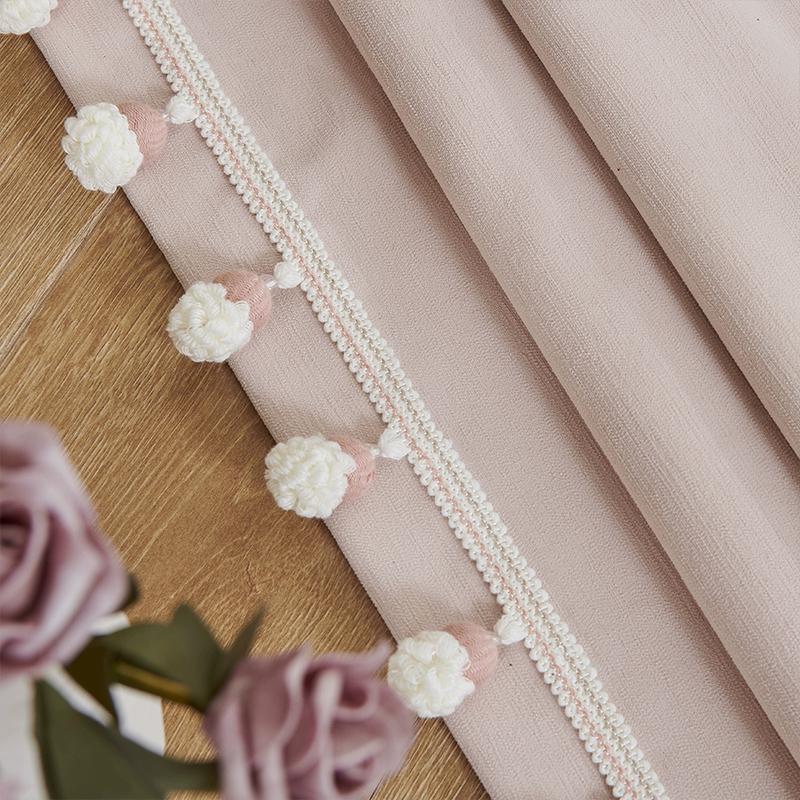 1/2/3M Tassel Fringe Lace Trim Ribbon Sofa Curtain Tablecloth Diy Decorative Pom Pom Ball Fringe Lace Edging Upholstery Crafts