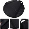 Vaguelly 23 Inch Cymbal Gig Bag with Handle Double- layer Round Cymbal Storage Case for- proof and Waterproof