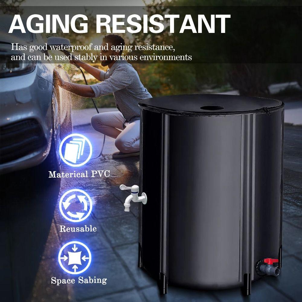 Waterproof Garden Water Storage Tank 50-500L Garden Water Catcher Garden Tools