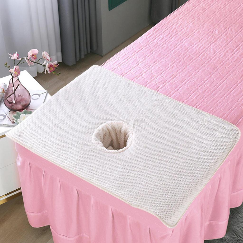 Bequemer und langlebiger Massagetischbezug mit Gesichtsatmungsloch 50x80cm für Schönheitssalon