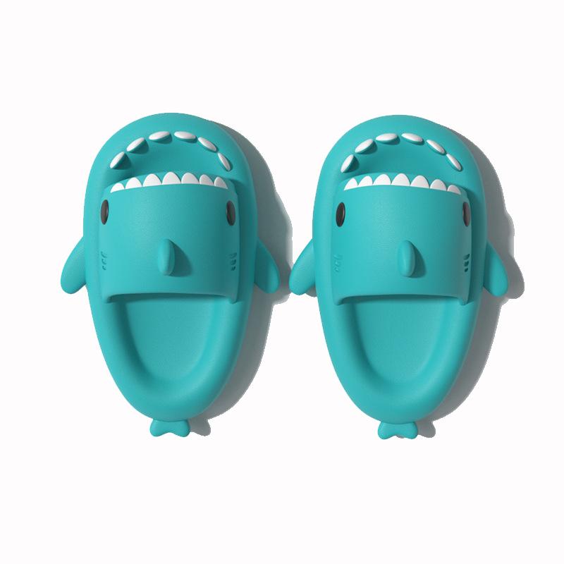 Shark II Cartoon Thick-Soled Non-Slip Summer Slippers for Kids & Babies