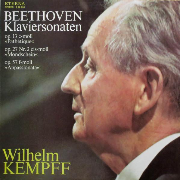 LP Record LUDWIG VAN BEETHOVEN WILHELM KEMPF  Klaviersonaten 826664 ETERNA 1978 German Dem Classical Used
