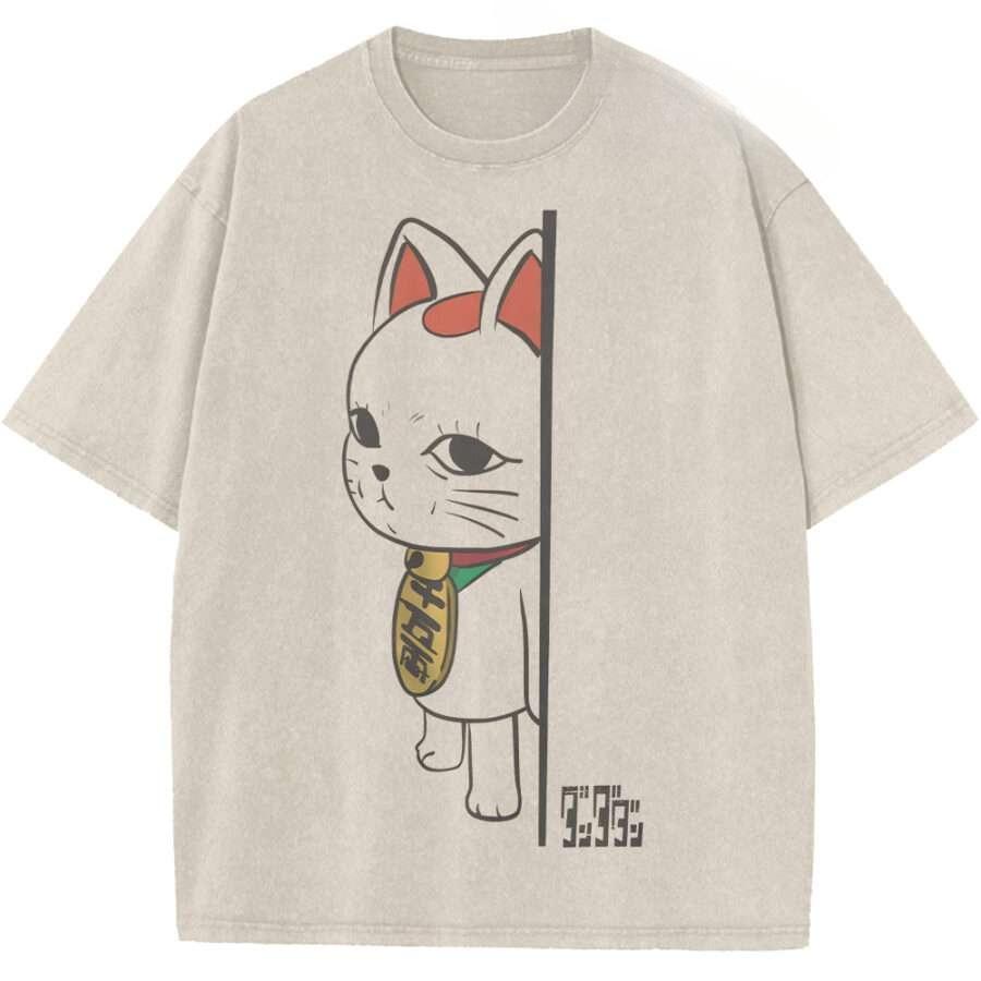 

Dandadan Turbo Бабушка Окарун Графическая Футболка Манга Стиранная Оверсайз Футболка Мужская Женская Одежда Харадзюку Хлопок Короткий Рукав Футболки S бежевый