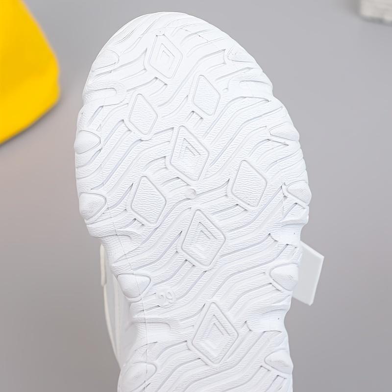 Trendy Low Top Mesh Sneakers For Girls, Breathable Lightweight Anti Slip Trendy Sneakers With Hook And Loop Fastener
