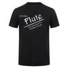 Flute Patent T Shirts Flutist Flautist Cool Music Player Gift Short Sleeve Cotton Summer Style Tshirt HJ134