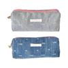 High Capacity Pencil Case Large Bowknot Pen Pouches Zippered Travel Cosmetic Storage Bag for Office School Travel