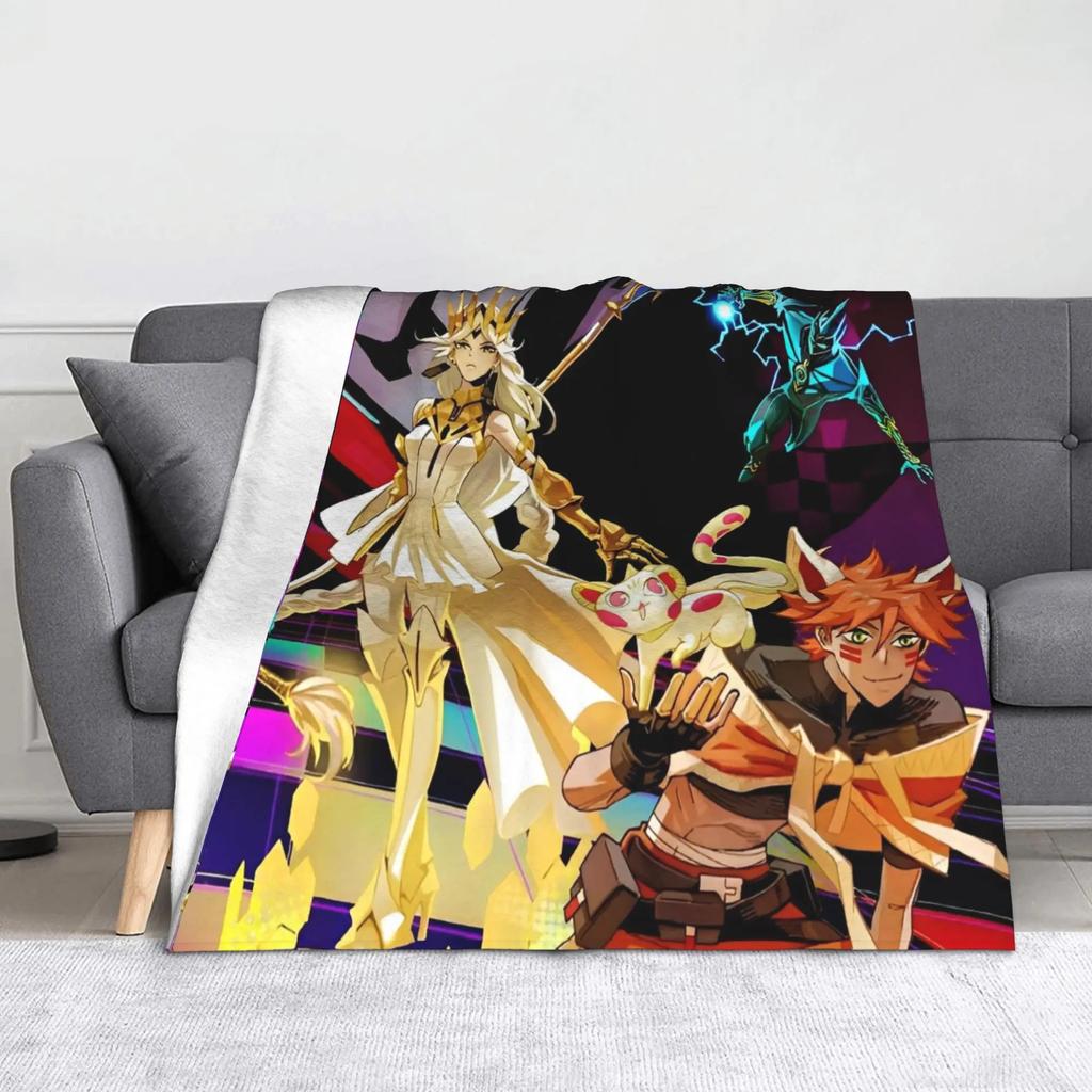 To Be Hero X Anime Blankets Flannel Spring Autumn  Multi-function Super Warm Throw Blanket for Home Outdoor Bedding Throws