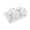 3D Reindeer Silicone Mold DIY Handmade Creative Christmas Ornament Plaster Mold Cute Couple Deer Craft Gift Xmas Decor Supplies