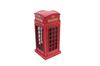 Decorative Metal Phone Booth with Piggy Bank