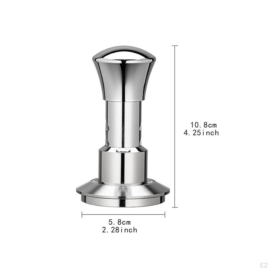 Tamper de cafea de 58 mm, instrument de nivelare a distribuitorului de cafea, constantă 30 lb cu arc, manuală pentru cafea