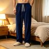Pantaloni in Velluto a Coste Colorati da Uomo con Tasche - Comodi Pantaloni Casual da Notte per la Casa