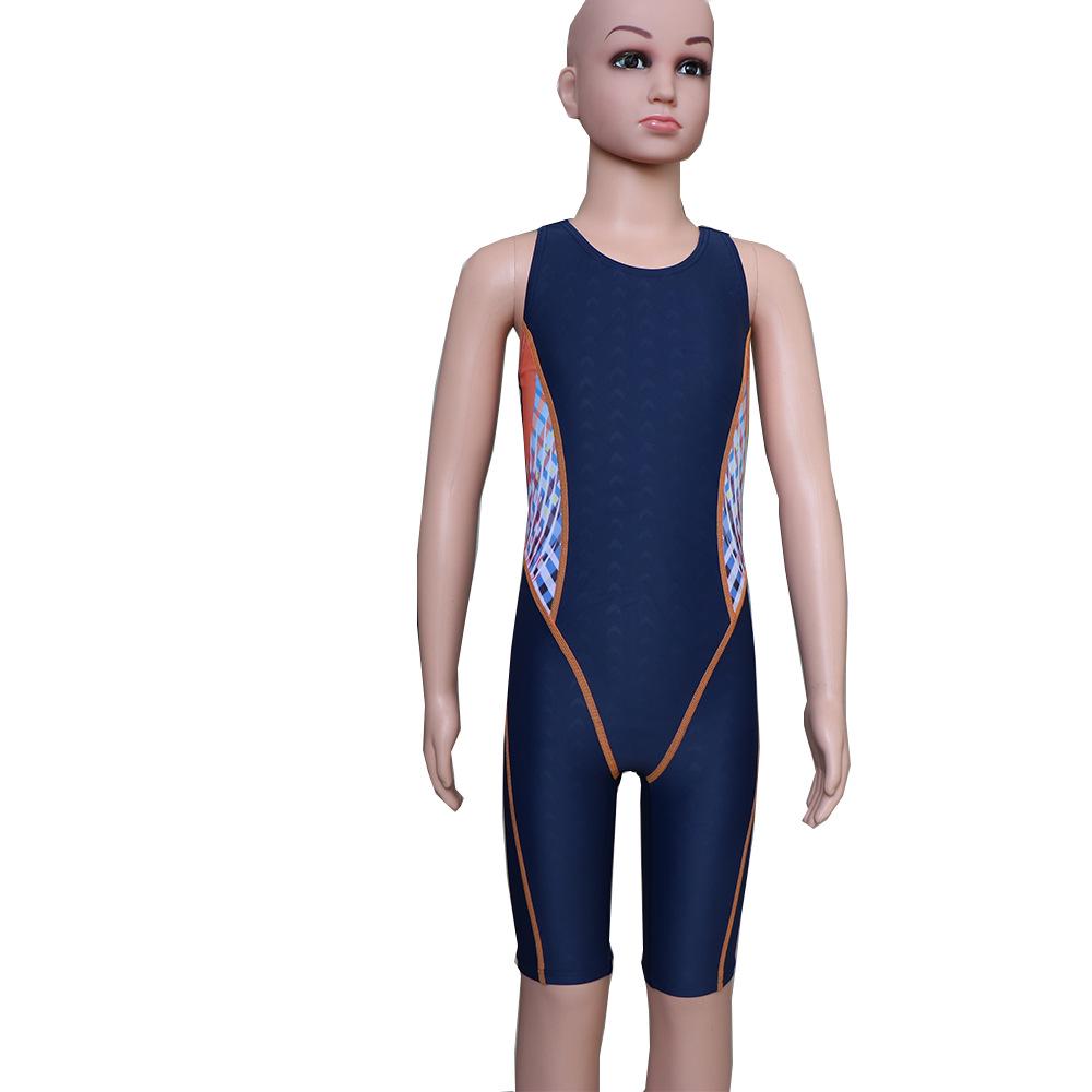 Girls' Cute One-Piece Swimsuit for Swim Training