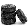 Car Tires with Wheel Rims Replacement for 1/10 Traxxas TRX4  Axial SCX10 90046 90047 CC10 RC Car
