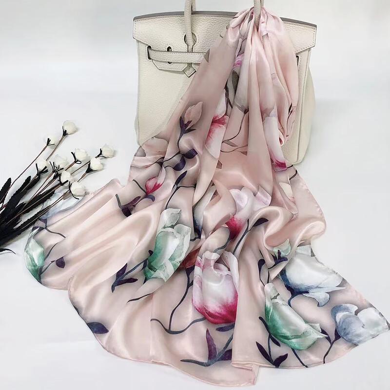 SIYUTANG Chinese Style Versatile Long Silk Scarf